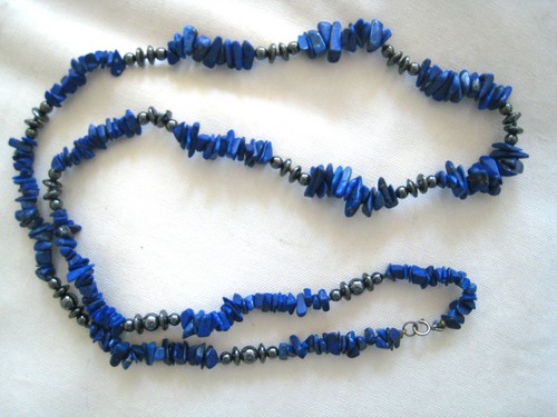 Collana lunga con lapislazzuli - lunga,