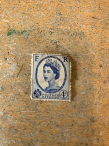 Francobollo vintage regina - francobollo,