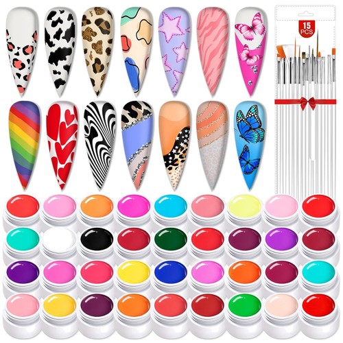 Bellissimo kit gel nail art - art, 36