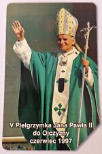 SCHEDA TELEFONICA POLONIA-V PELLEGRINAGGIO GIOVANNI PAOLO II IN PATRIA GIUGNO 97
