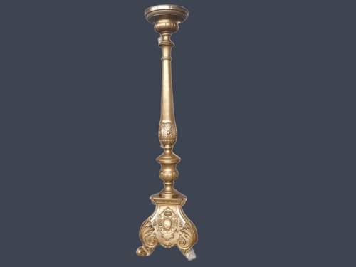 Candeliere ottone integro - candeliere, in