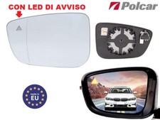 VETRO Specchio SINISTRO BMW Serie 5 6 G30 G31 G32 Riscaldato Side-Assist LED