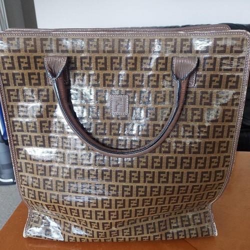Borsa fendi logo pvc grande - ff,