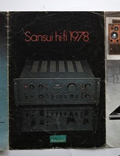 SANSUI 1978 Catalogo Brochure