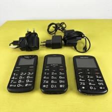 set di 3 cellulari a tasti grandi, majestic artfone panasonic