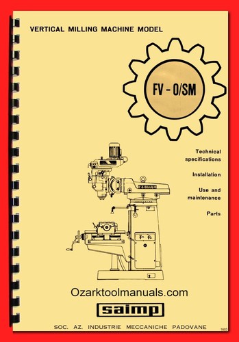 Saimp sm fresatrice - saimp, fv-o-sm
