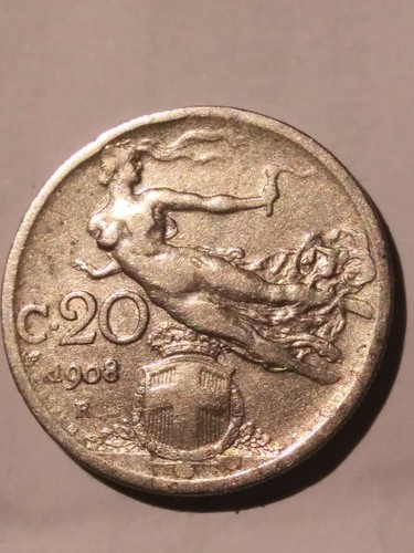 Centesimi librata 1908 vitt - centesimi,