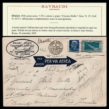 Regno 1930 Posta Aerea