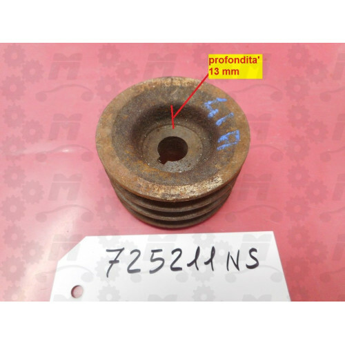 Puleggia tripla gole mm - tripla,
