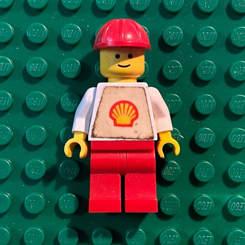 Lego omino operaio shell - lego, casco