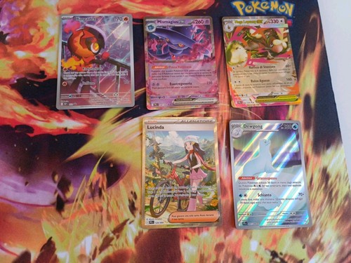 Lotto carte pokemon fiamme - 5,
