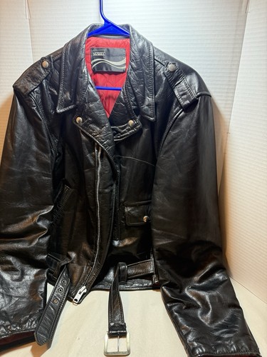 Giacca moto pelle - , montgomery