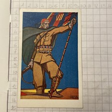 Cartolina A.O.I. VII Batt. Libico Medaglia D’argento Agedabia 1923 - Canevari