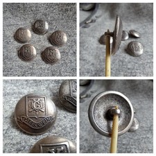 Lotto 5 bottoni metallo