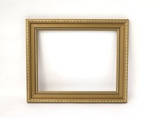 Cornice portafoto vintage classica in canna dorata interna 14” x 11”