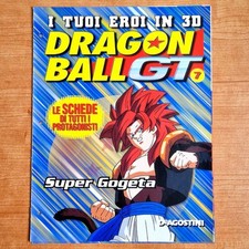 Fascicolo #7 SUPER GOGETA Schede I Tuoi Eroi In 3D DRAGON BALL GT De Agostini 