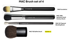 MAC Set di pennelli professionali (4 pezzi) - nuovi e autentici - del valore di $172!