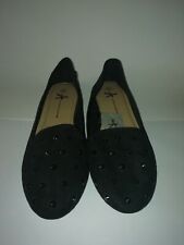 Scarpe Ballerine ATMOSPHERE N. 41  FINTA PELLE SCAMOSCIATA  NERO CON BORCHIE