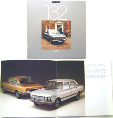 Fiat 132 2000 1977 brochure - 132, 1977-80