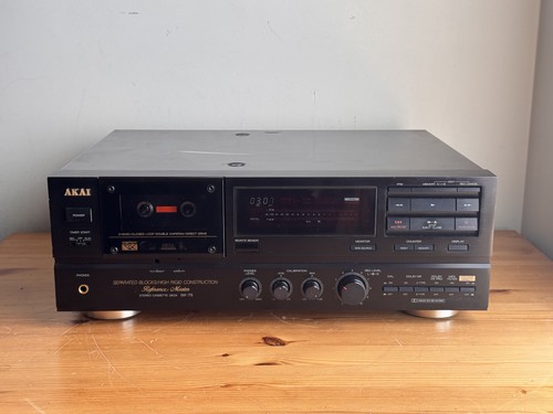 Akai cassette deck tape - deck,
