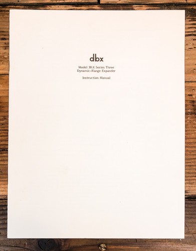Dbx 3bx serie - 3bx,