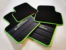 TAPPETINI IN PELLE E VELLUTO FIAT 500 ABARTH 595 COMPETIZIONE ADRENALINA