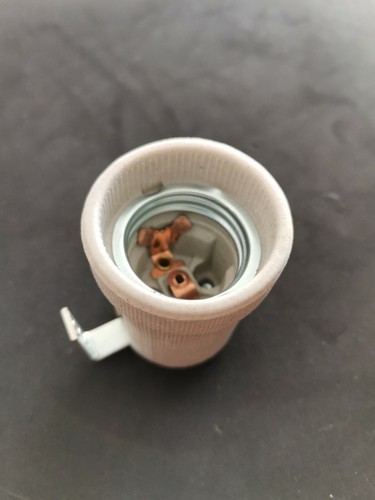 Portalampada ceramica e27 - portalampada, in