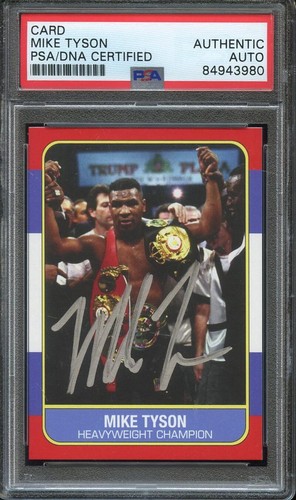Mike tyson firmato auto 1986 - firmato/auto,