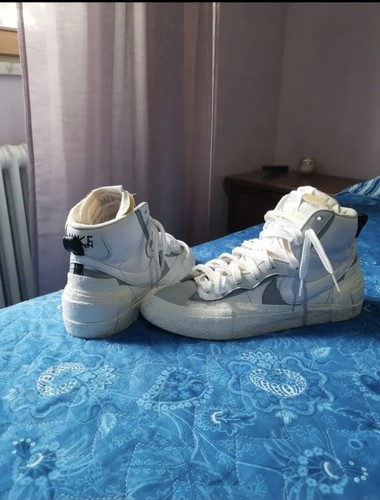 Nike blazer mid sacai - x, white