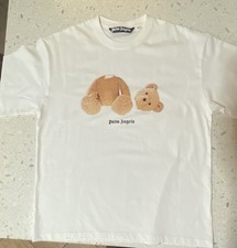 Maglia T shirt Palm Angels Bianca