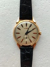 DELBANA 17 RUBIS OROLOGIO DA UOMO IN  ORO 18 K. 0,750 SWISS MADE  funzionante 