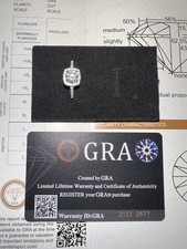 Anello moissanite 1 ct