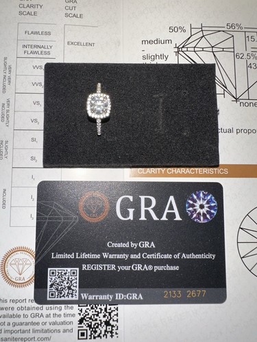 Anello moissanite ct - anello,