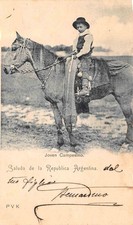 Cartolina Argentina joven