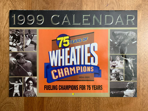 Calendario wheaties 1999 75 - wheaties,