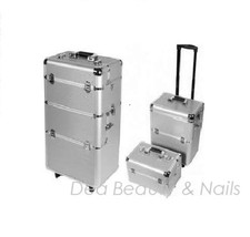 Trolley valigia beauty argento - trolley,