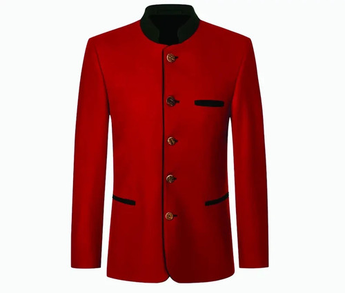 Giacca uomo trachten rossa - uomo,