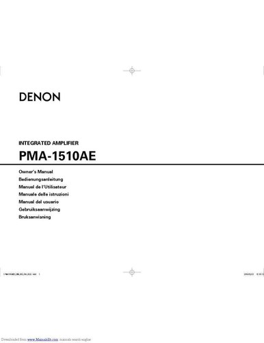 Denon pma 1510ae - denon, pma-1510ae