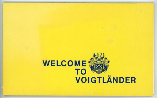 Welcolme voigtlander raro - welcolme, to