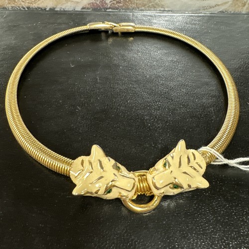 Collier tigri vintage - collier,