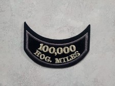 HARLEY DAVIDSON HOG Rocker Chilometraggio Patch 100.000 Miglia **NUOVO**