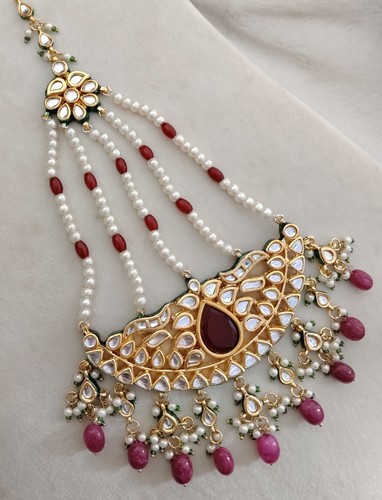 Kundan jhumar pietra rubino - jhumar,