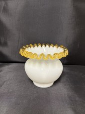Vintage Fenton Topazio Bianco