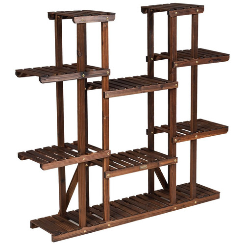 Scaffale legno con - scaffale, di