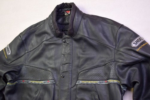 Giacca pelle shoei moto bike - giacca,