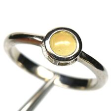 ANELLO IN ARGENTO PLACCATO IN ORO CON OPALI NATURALI MIS. 7