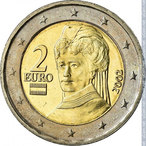 Moneta euro rara austria - 2,
