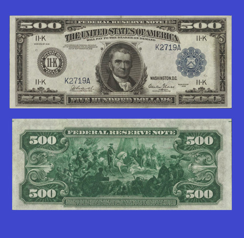 Usa 500 dollari 1918 - us,