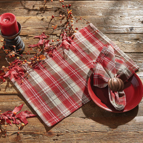 Tovagliette plaid caminetto - tovagliette,