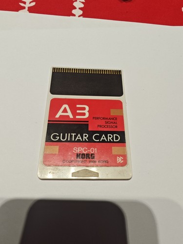 Guitar card korg spc - card, 01